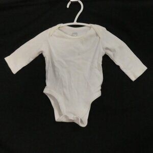AMAZON ESSENTIALS  Baby Unisex White Long Sleeve Bodysuit 0-3M